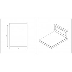 Wózek manipulacyjny 200 kg z platformą SS