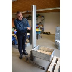 Wózek manipulacyjny 200 kg z platformą SS