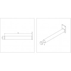 Wózek manipulacyjny 200 kg z trzpieniem