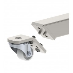 Wózek manipulacyjny 150 kg z trzpieniem rozprężnym do rolek fi76 350/850