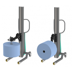 Wózek manipulacyjny 150 kg z trzpieniem rozprężnym do rolek fi76 350/850