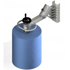 Wózek manipulacyjny 150 kg z trzpieniem rozprężnym do rolek fi152 350/850