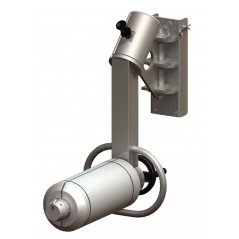 Wózek manipulacyjny 250 kg z trzpieniem rozprężnym do rolek fi152 150/650